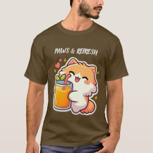 Benutzerdefinierte Pfoten und Erfrischendes Süßes T-Shirt