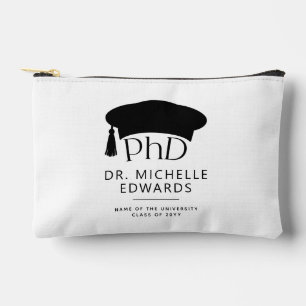 Benutzerdefinierte PhD-Doktorhut Doktorgrad Abschl Zubehörtasche