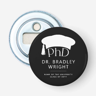 Benutzerdefinierte PhD Doktorhut Promotion Doktorg Flaschenöffner