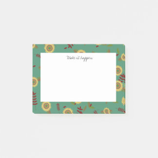 Benutzerdefinierte Post-it-Note Sonnenblumen, mach Post-it Klebezettel