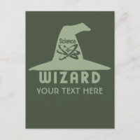 Benutzerdefinierte Postkarte des Wissenschaftsassi