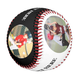 Benutzerdefinierte Print-Werbebasen mit Ihrem Foto Baseball