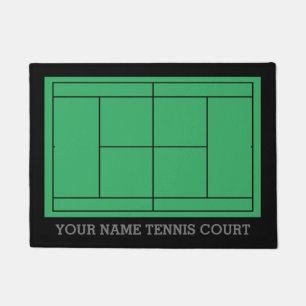 Benutzerdefinierte private Tennisplatz lustige Wil Fußmatte