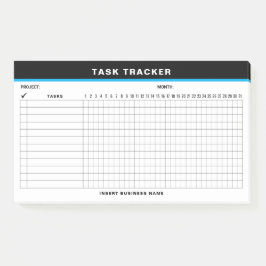 Benutzerdefinierte Projektaufgaben-Tracker-Post-It Post-it Klebezettel