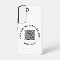Benutzerdefinierte QR-Code-Prüfung Info zu Text un