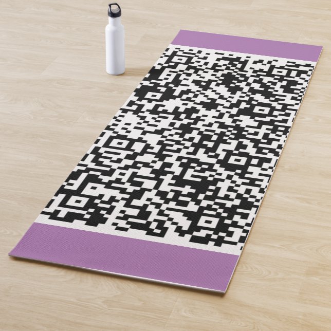 Benutzerdefinierte QR-Code-Scan-Info Yoga-Mat - Fa Yogamatte (Beispiel)