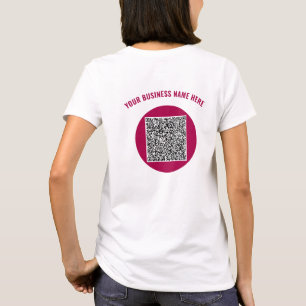 Benutzerdefinierte QR-Code-T - Shirt für den Busin