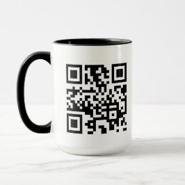 Benutzerdefinierte QR-Code-Tasse Tasse