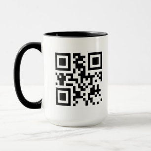 Benutzerdefinierte QR-Code-Tasse Tasse