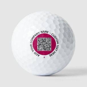 Benutzerdefinierte QR-Code-Text-Golf-Bälle wählen  Golfball