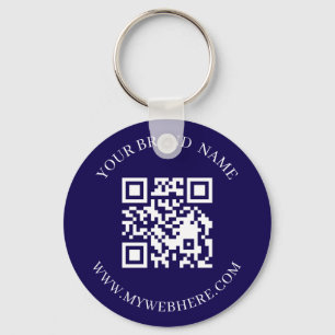 Benutzerdefinierte QR-Code-Textfarbe Promo-Schlüss Schlüsselanhänger