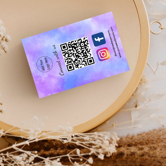 Benutzerdefinierte QR-Codes für Instagramm- und Fa Visitenkarte (Von Creator hochgeladen)