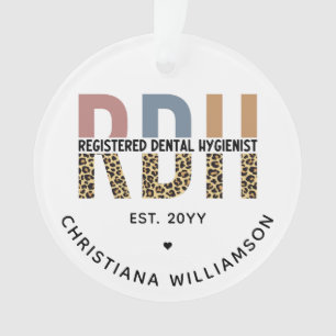 Benutzerdefinierte RDH registrierte Zahnhygieniker Ornament