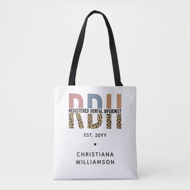 Benutzerdefinierte RDH registrierte Zahnhygieniker Tasche (Vorderseite)