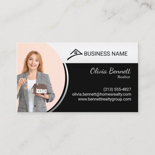 Benutzerdefinierte Real Anwesen Business Card Visitenkarte (Vorderseite)