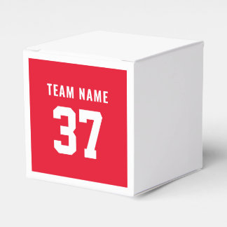 Benutzerdefinierte Red Front & Back Sport Geschenkschachtel