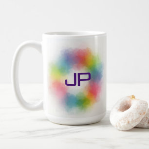Benutzerdefinierte Regenbogenfarben Farbenfrohe Ab Kaffeetasse
