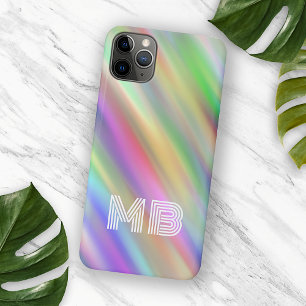 Benutzerdefinierte Regenbogenfarben Gestreiftes Ti iPhone 16 Pro Max Hülle
