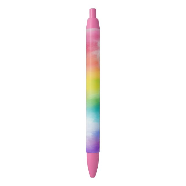 Benutzerdefinierte Regenbogenfarben Vorlage Modern Kugelschreiber (Vorderseite Vertikal)