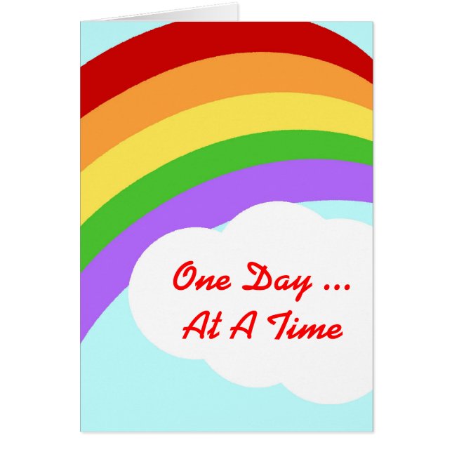 Benutzerdefinierte Regenbogenkarte (Vorne)