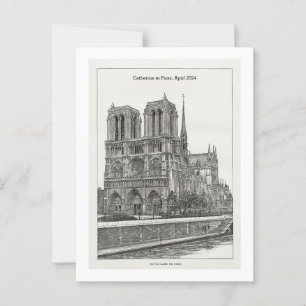 Benutzerdefinierte Retro-Schwarzweiß-Postkarte Not Postkarte