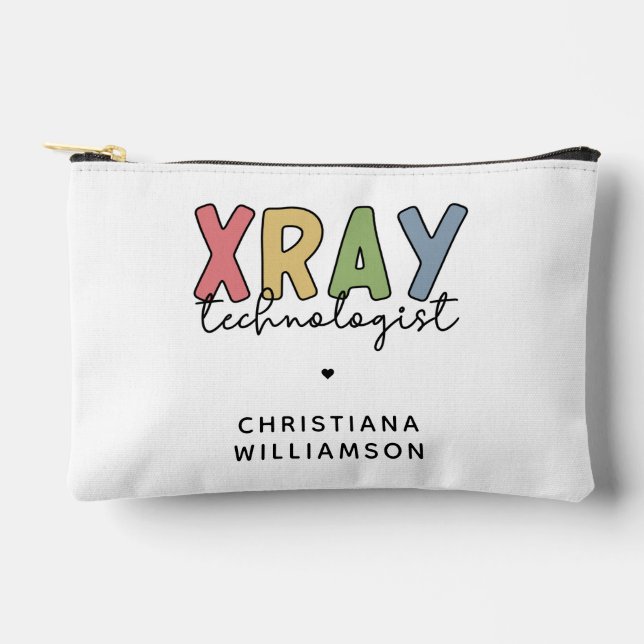 Benutzerdefinierte Röntgenassistent Geschenke Zubehörtasche (Vorderseite)