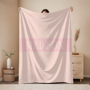 Benutzerdefinierte rosa Baby Shower Decke als Gesc