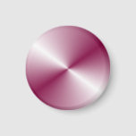 Benutzerdefinierte rosa Lila Farbelementvorlage Magnet<br><div class="desc">Benutzerdefiniert rosa Lila Farbe Elegante Leere Vorlage Klassisches Rundmagazin.</div>