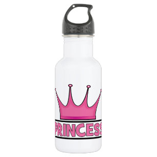 Benutzerdefinierte rosa Prinzessin Trinkflasche