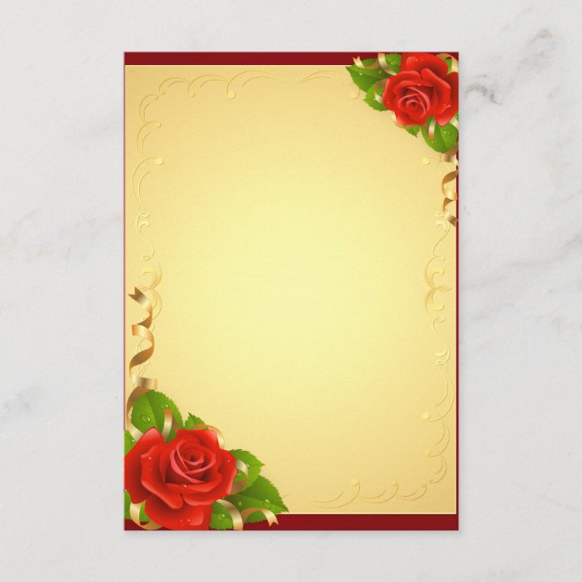 Benutzerdefinierte Rose (Vorderseite)