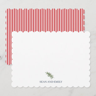 Benutzerdefinierte Rosmarin-Frühlings-Feiertags-St Dankeskarte