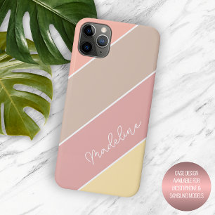 Benutzerdefinierte Röte Pink Pfirsich Orange Gelbe Case-Mate iPhone Hülle