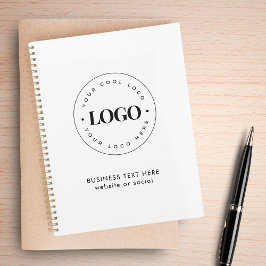 Benutzerdefinierte Round-Business-Logos und Textfi Planer