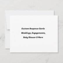 Benutzerdefinierte RSVP-Karten für Hochzeiten - Se