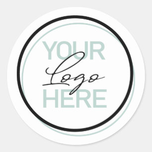 Benutzerdefinierte runde Geschäftsaufkleber – Logo Runder Aufkleber
