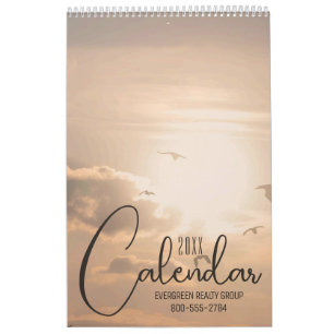 Benutzerdefinierte saisonale Natur und Wildtiere 2 Kalender