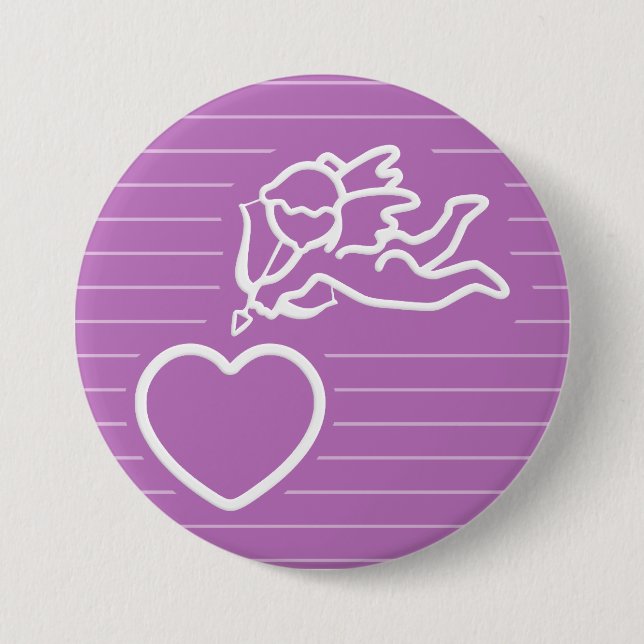 benutzerdefinierte Schaltfläche Cupid Strikes Button (Vorderseite)