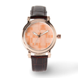 Benutzerdefinierte Schattierungen für Peach Fuzz k Armbanduhr