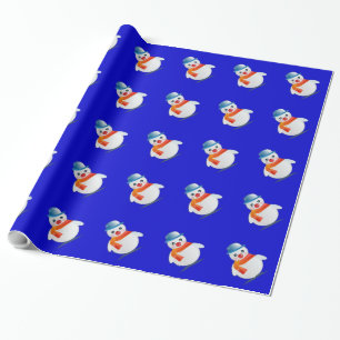 Benutzerdefinierte Schneemann-Weihnachtsverpackung Geschenkpapier