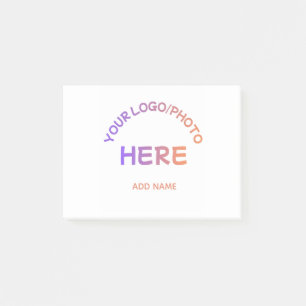 Benutzerdefinierte Schul-Logo-Text-Post-it-Notes Post-it Klebezettel