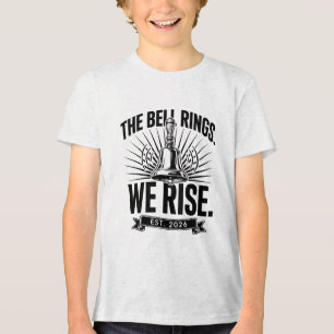 Benutzerdefinierte Schulglockenklänge Tri-Blend Shirt