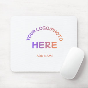 Benutzerdefinierte Schullogo-Text-Schreibtischmaus Mousepad