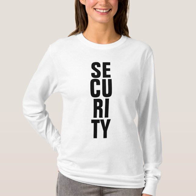 Benutzerdefinierte Schwarz-Weiß-Vorlage für die Si T-Shirt (Vorderseite)
