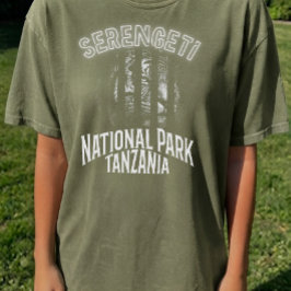 Benutzerdefinierte SerengetiNationalpark Tansania T-Shirt