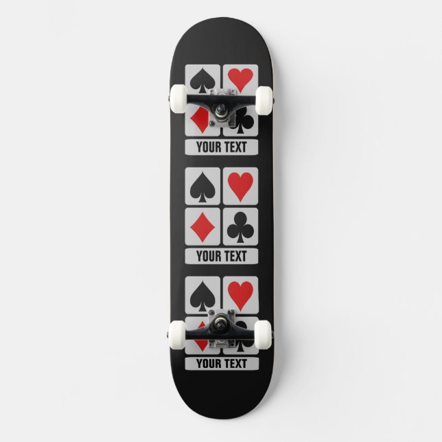 Benutzerdefinierte Skateboards für den Kartenspiel (Vorderseite)