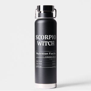 Benutzerdefinierte Skorpion Hexen Sternzeichen Geb Trinkflasche