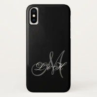 Benutzerdefinierte Skript-Monogramm-Initialen einf