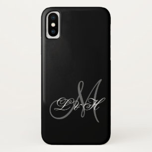 Benutzerdefinierte Skript-Monogramm-Initialen einf Case-Mate iPhone Hülle