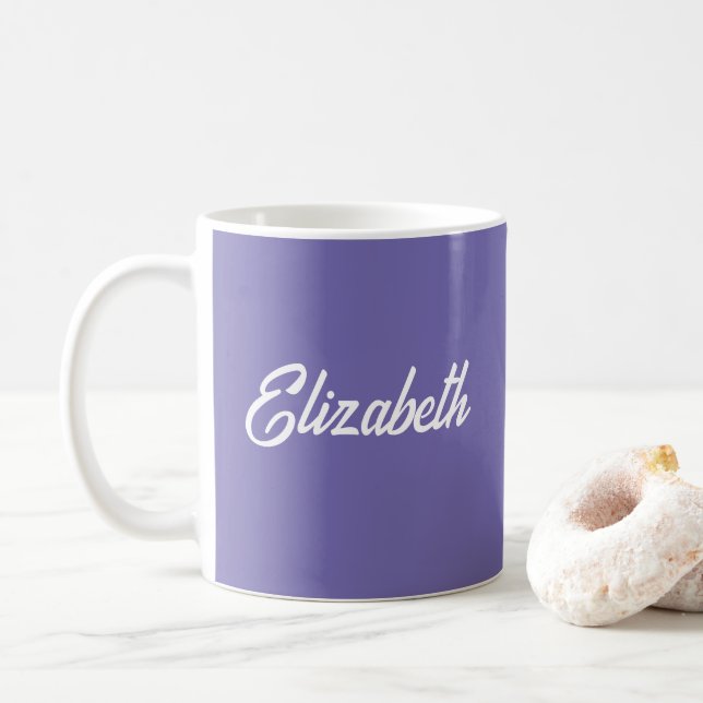 Benutzerdefinierte Skriptvorlage Hinzufügen von Na Kaffeetasse (Mit Donut)