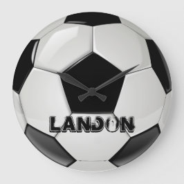 Benutzerdefinierte Soccer-Kugelschreiber Große Wanduhr